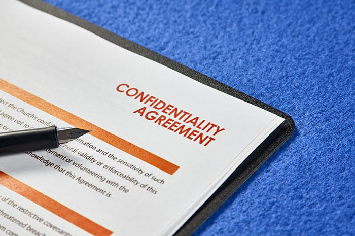 confidentiality agreement