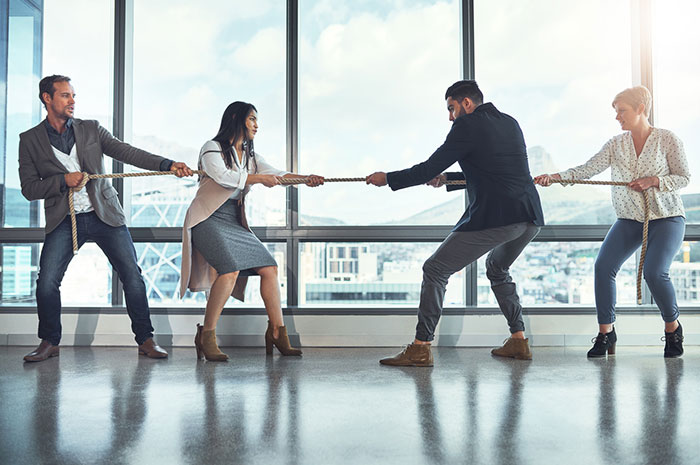 employee tug of war