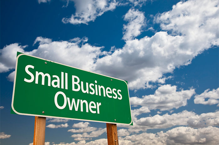 small business owner sign